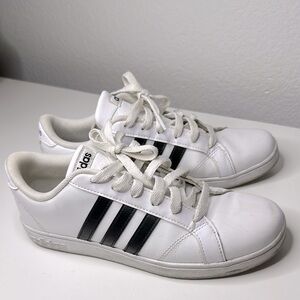 Adidas Neo Comfort footbed White and Black Sneakers